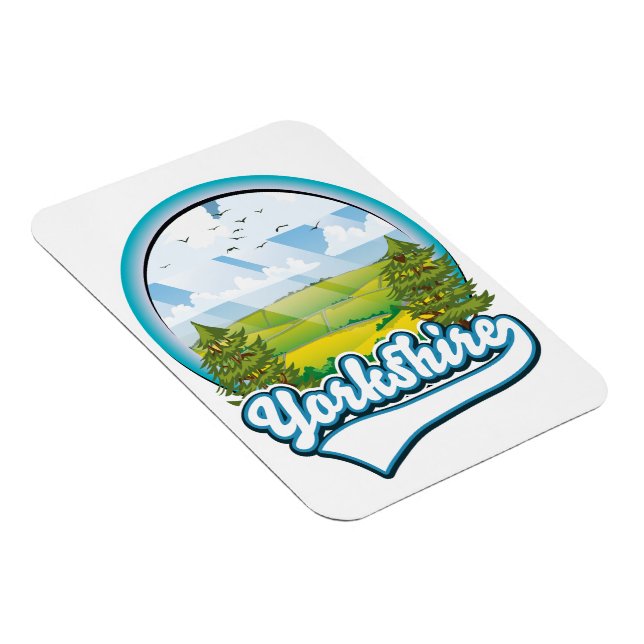 Yorkshire Travel Logo Magnet (Rechte Seite)