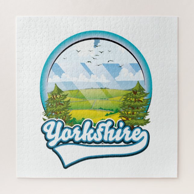Yorkshire Travel Logo Puzzle (Vertikal)