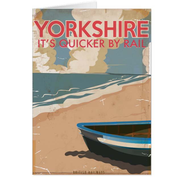 Yorkshire Vintag Railtravel Poster (Vorne)