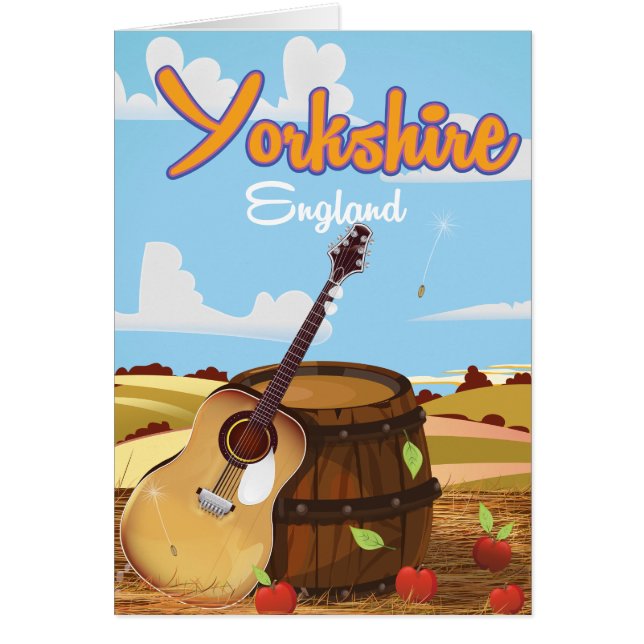 Yorkshire Vintage Reiseplakat (Vorne)
