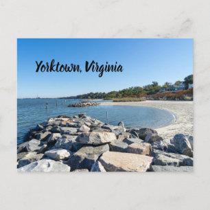 Yorktown Beach in Virginia Postkarte