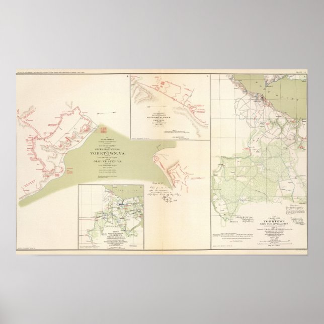 Yorktown, Gloucester, Va Poster (Vorne)