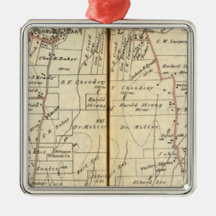 Yorktown, New York 4 Silbernes Ornament