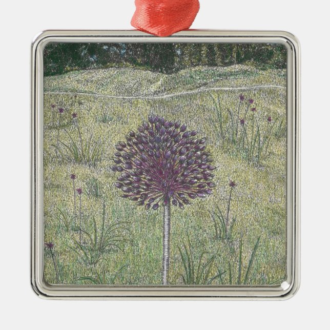 Yorktown Onion Silbernes Ornament (Vorne)