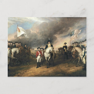 Yorktown Surrender von John Trumbull Postkarte