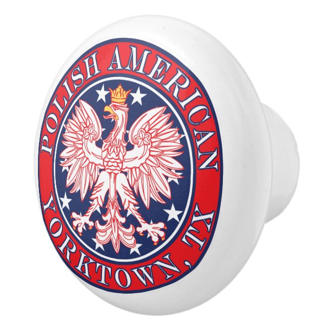 Yorktown Texas Polnischer Adler Keramikknauf (Rechts)