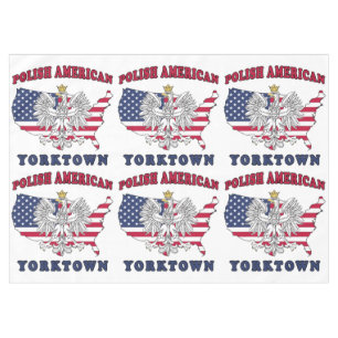 Yorktown Texas Polnischer Amerikaner Tischdecke