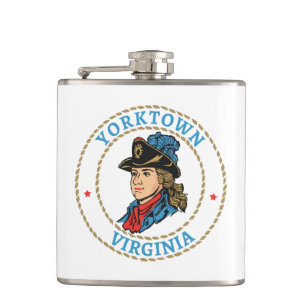 Yorktown Virginia Colonial Flachmann