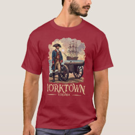 Yorktown Virginia Colonial Soldier Vintag T-Shirt