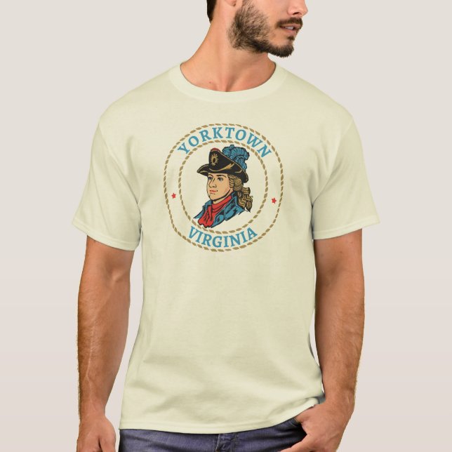 Yorktown Virginia Colonial T-Shirt (Vorderseite)