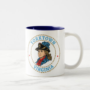 Yorktown Virginia Colonial Zweifarbige Tasse