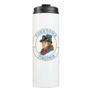 Yorktown Virginia Kolonialzeit Thermosbecher