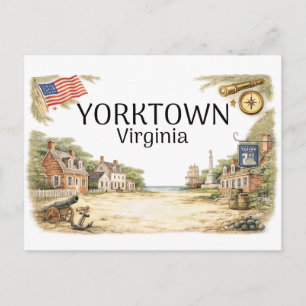 Yorktown Viriginia Postkarte