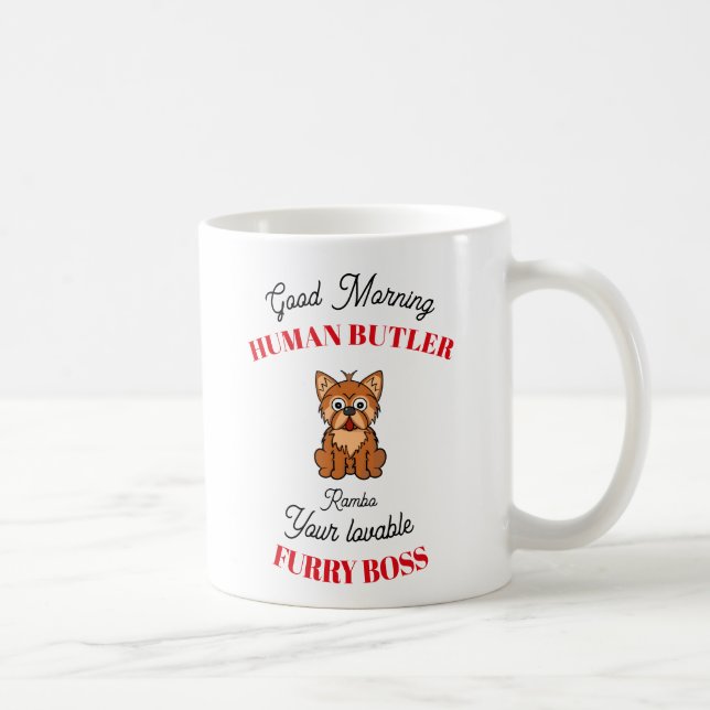 Yorky individuell anpassbar Yorky Kaffeetasse (Rechts)