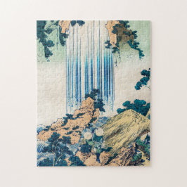 Yoro Waterfall von Katsushika Hokusai Puzzle