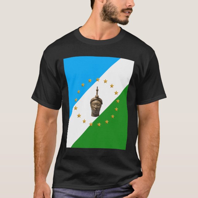 Yoruba-Flagge | Oduwa | Yoruba Nation T-Shirt (Vorderseite)