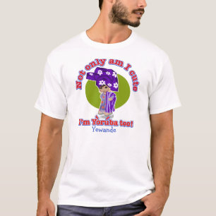 Yoruba-Mädchenschablone T-Shirt