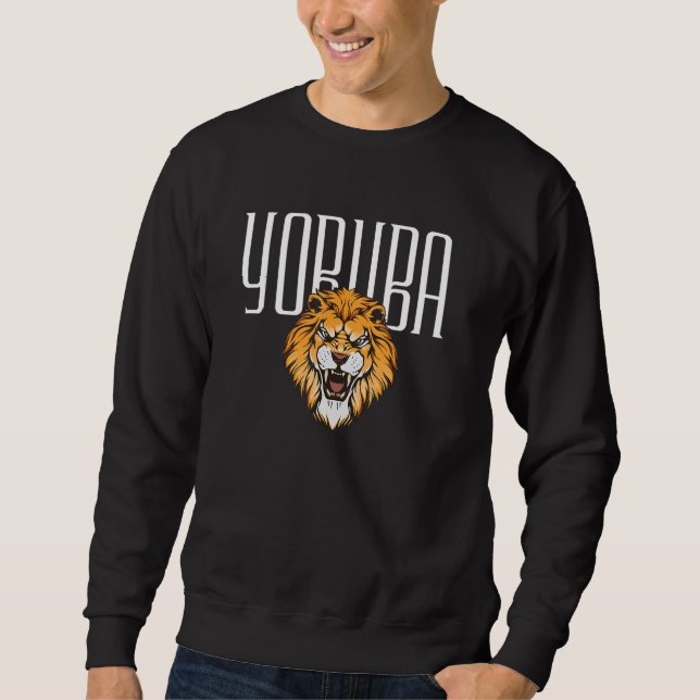 Yoruba Nigeria Ancestry Initiation DNA Results Sweatshirt (Vorderseite)
