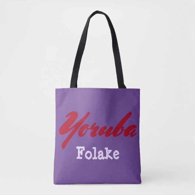 Yoruba Stamm Lila (Vorderseite)