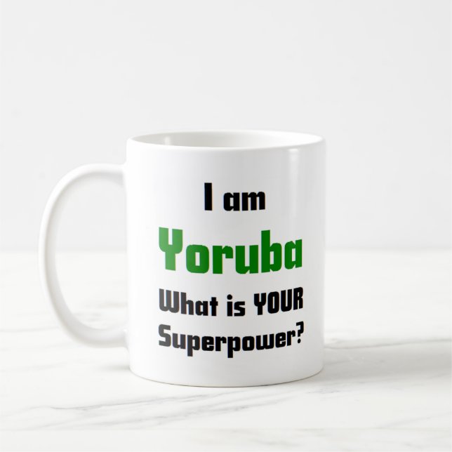 Yoruba-Tasse Kaffeetasse (Links)