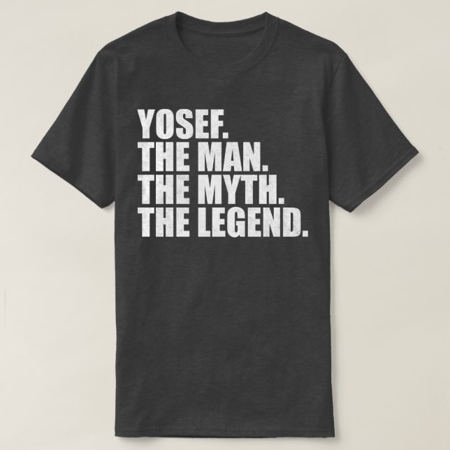 YosefYosef Name Yosef Vorname T-Shirt (Design vorne)