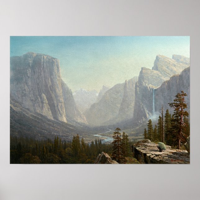 Yosemite (1875) - Albert Bierstadt Poster (Vorne)