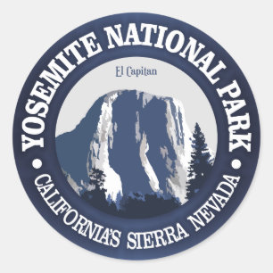Yosemite 2 runder aufkleber