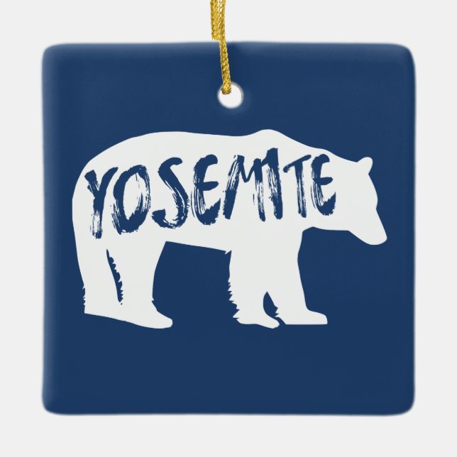 Yosemite Bear Keramikornament (Vorderseite)