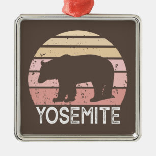 Yosemite Bear Ornament Aus Metall