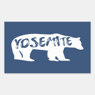 Yosemite Bear Rechteckiger Aufkleber