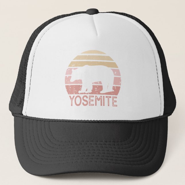 Yosemite Bear Truckerkappe (Vorderseite)