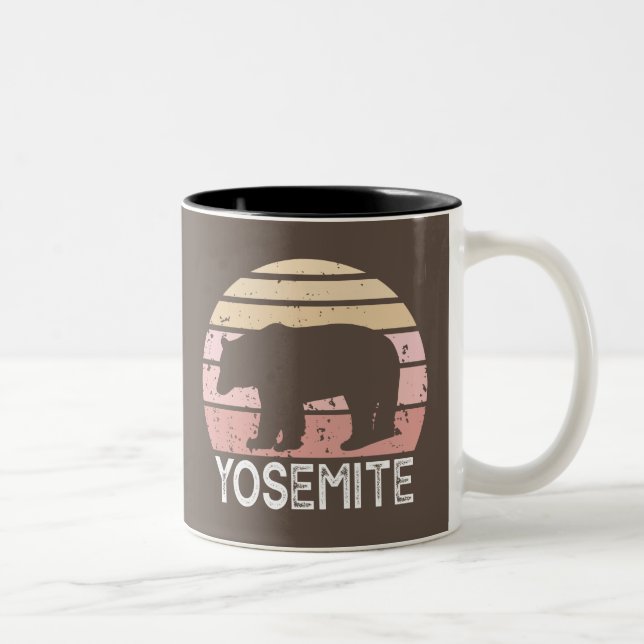 Yosemite Bear Zweifarbige Tasse (Rechts)