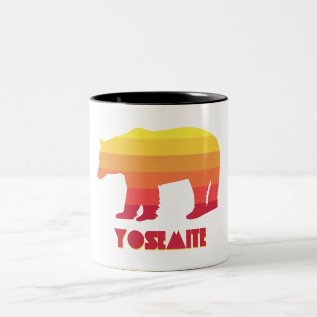 Yosemite Bear Zweifarbige Tasse (Mittel)