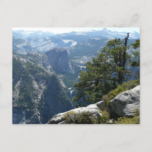 Yosemite-Bergansicht im Yosemite-Nationalpark Postkarte