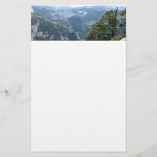Yosemite-Bergblick im Yosemite-Nationalpark Briefpapier