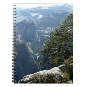 Yosemite-Bergblick im Yosemite-Nationalpark Notizblock
