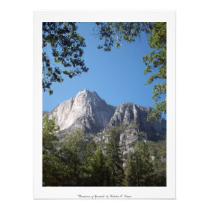 "Yosemite-Berge" Beruflich Fotodruck