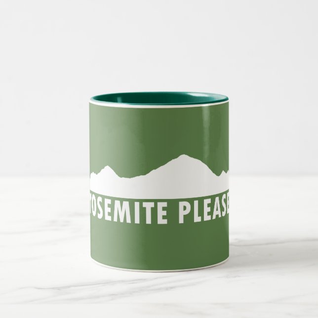 Yosemite Bitte Zweifarbige Tasse (Mittel)