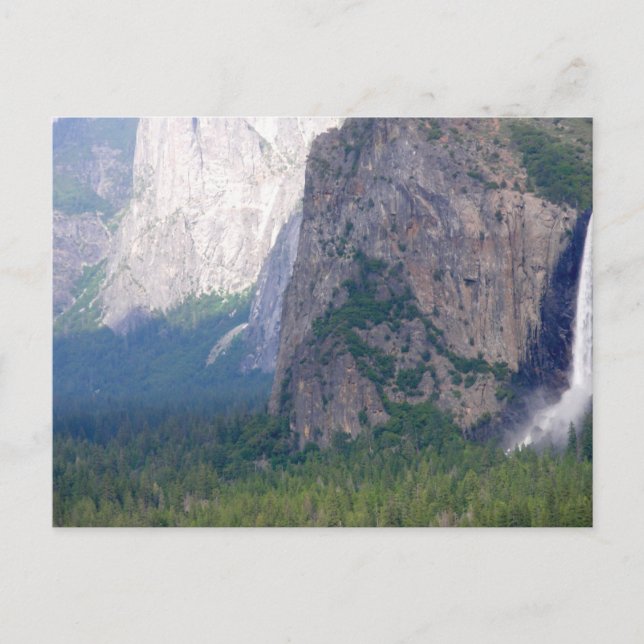 Yosemite Bridal Veil Fall Postkarte (Vorderseite)