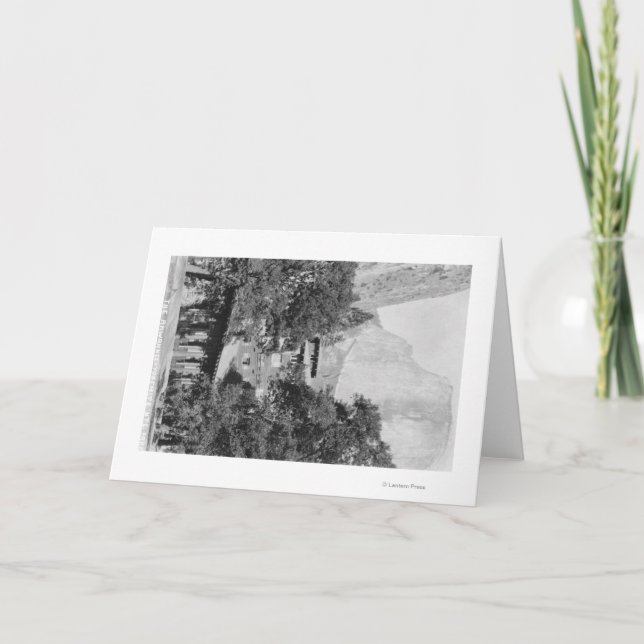 Yosemite, CA - das Ahwahnee Häuschen und EL Karte (Vorderseite)