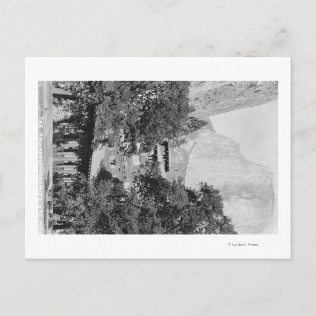 Yosemite, CA - The Ahwahnee Lodge and El Capitan Postkarte (Vorderseite)