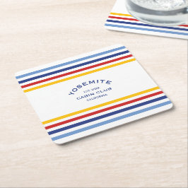 Yosemite Cabin Club Wappen Maggiore Rechteckiger Pappuntersetzer