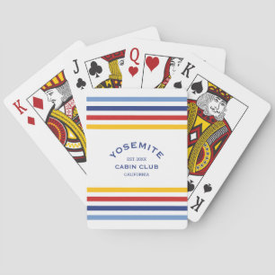 Yosemite Cabin Club Wappen Maggiore Spielkarten