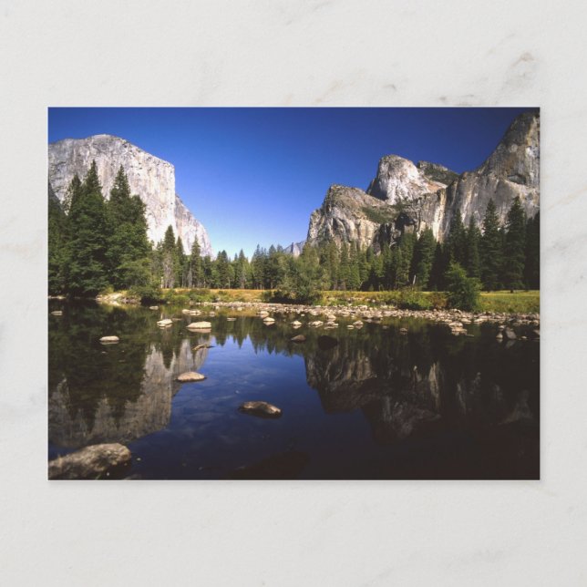 Yosemite California Postkarte (Vorderseite)