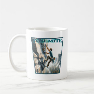 Yosemite California Rock Climbing Kaffeetasse