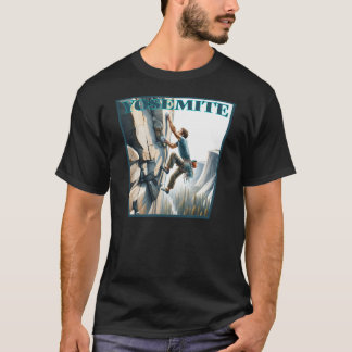 Yosemite California Rock Climbing T-Shirt