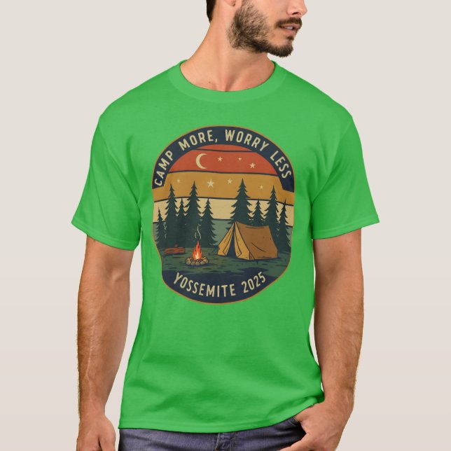 Yosemite Camping Adventureee Camp More 2025 girl T-Shirt (Vorderseite)