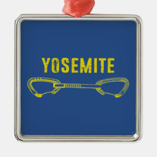 Yosemite Climbing Quickdrag Ornament Aus Metall