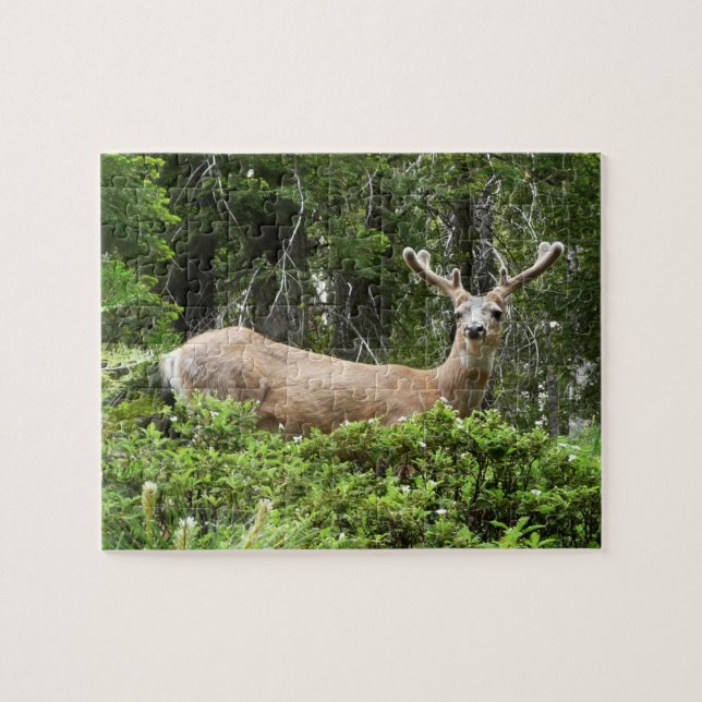 Yosemite Deer Nature Fotografy Puzzle (Horizontal)