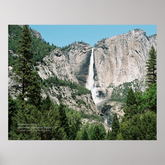 Yosemite Falls 2 Print Poster (Vorne)